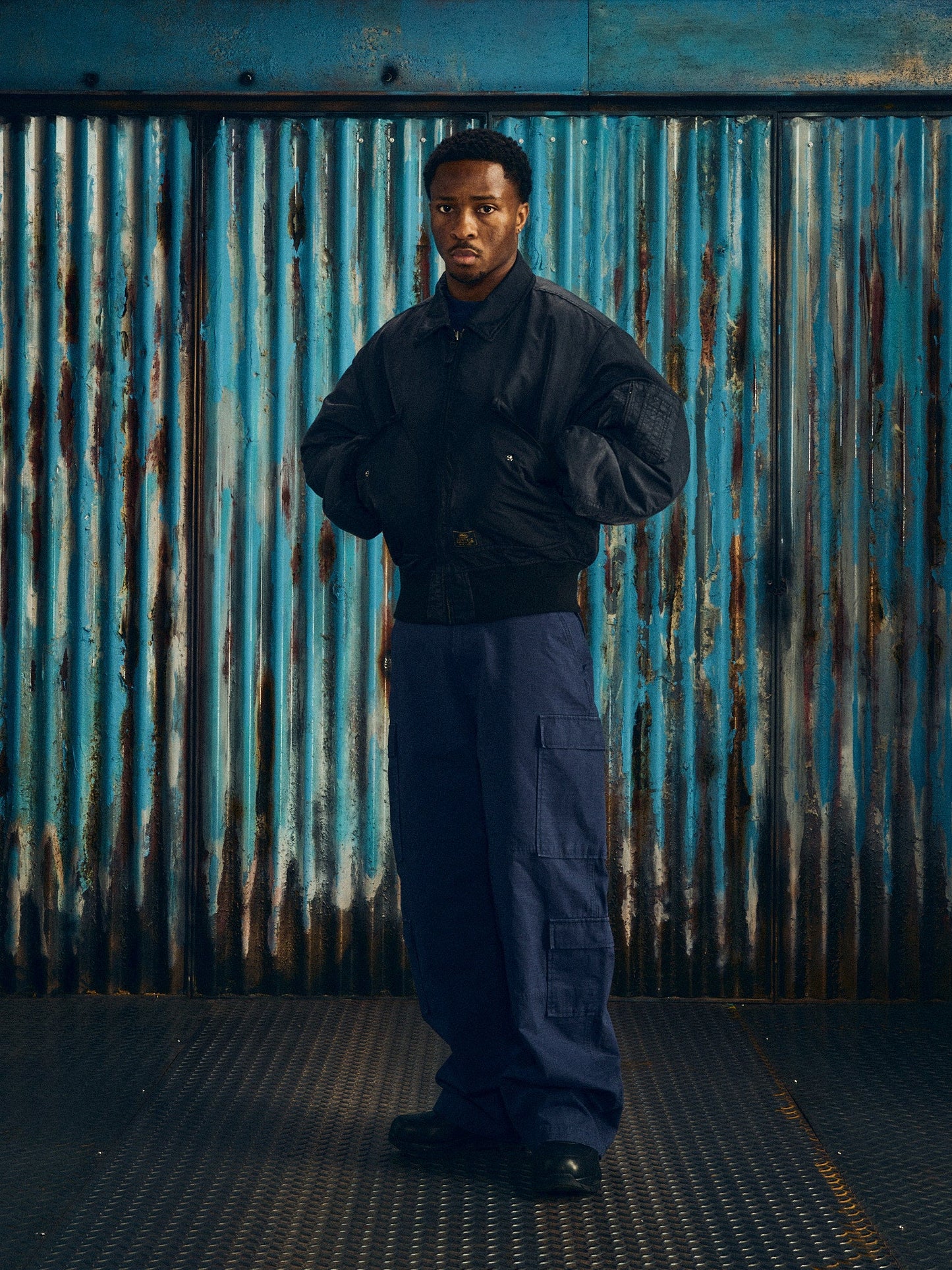 ALCATRAZ BOMBER JACKET [VINTAGE BLACK]