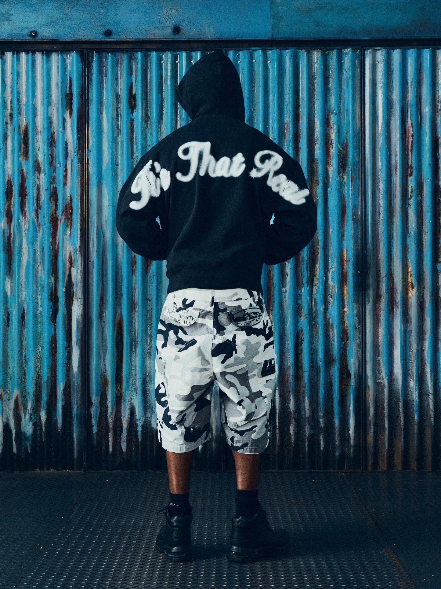 GABRIEL MOSES ZIP HOODIE [BLACK]