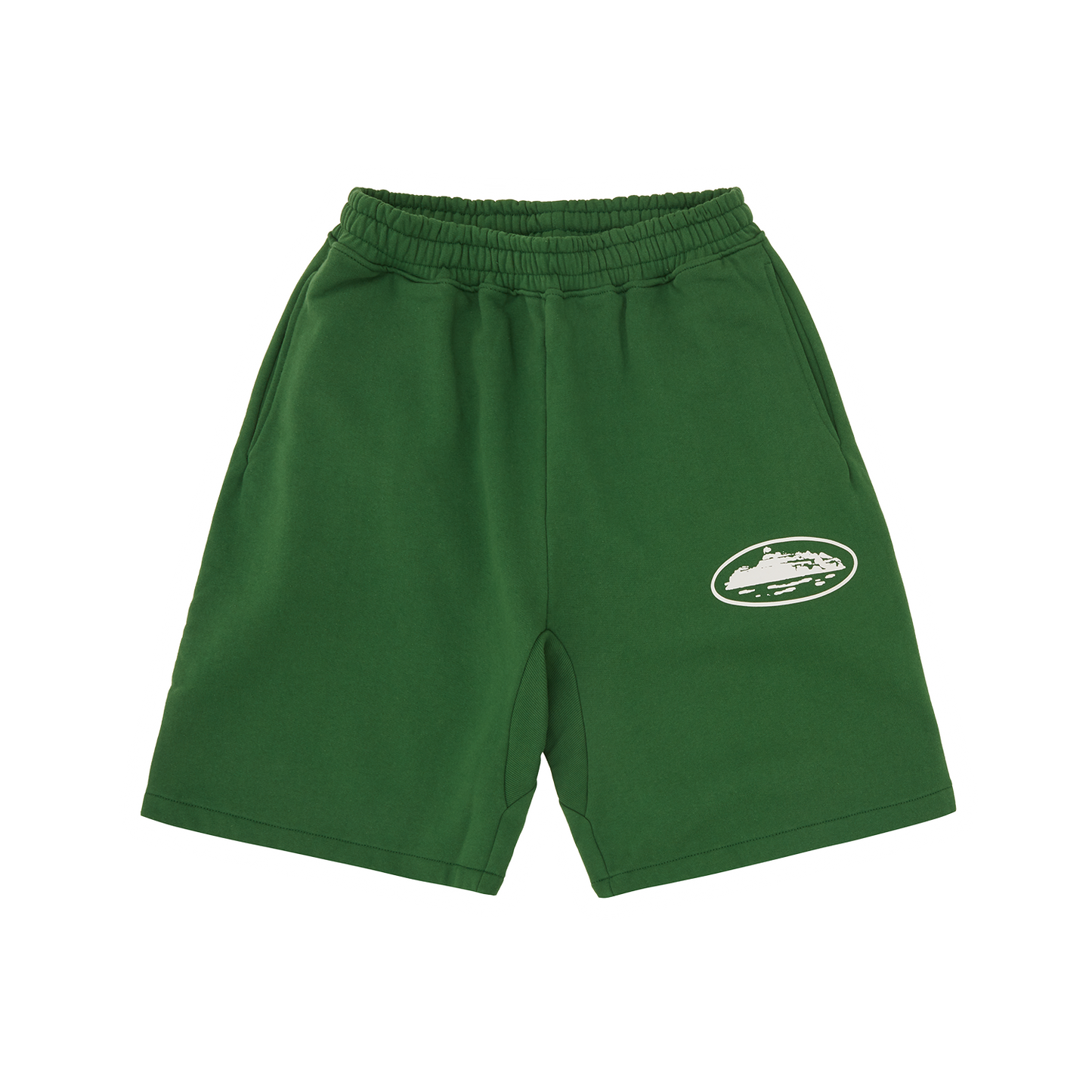 ISLAND PUFF PRINT SWEATSHORT [GREEN]