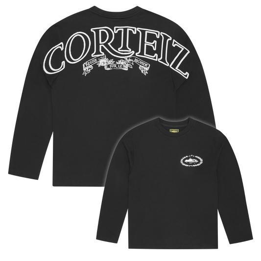 ROYALE HEAVYWEIGHT TEE LS [BLACK]